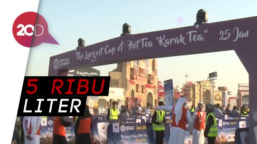 Dubai Pecahkan Rekor Gelas Raksasa di Dunia