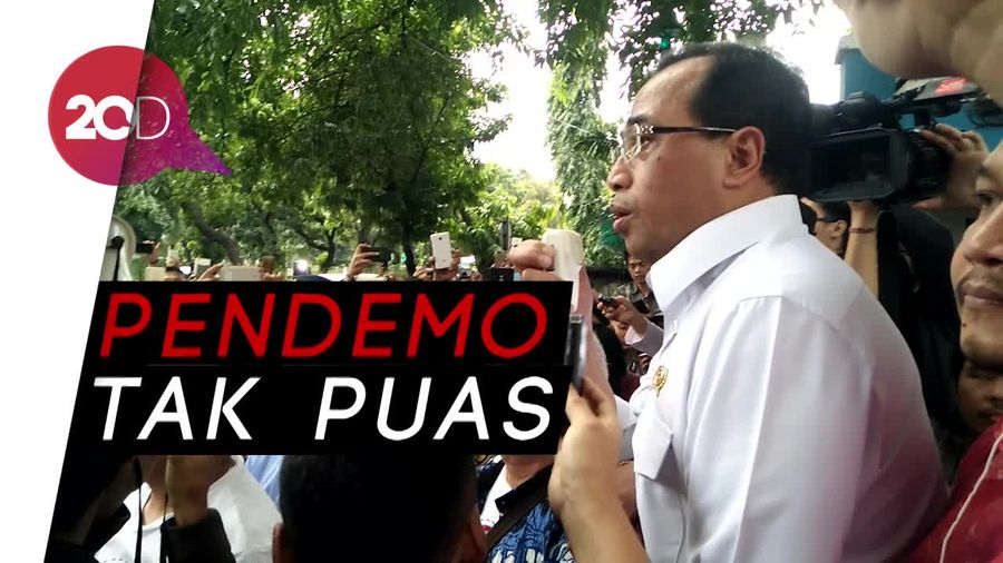 Temui Pendemo, Menhub Budi Karya Sampaikan Tiga Poin Kesepakatan