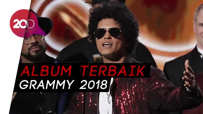 Lewat 24K Magic, Bruno Mars Sapu Bersih 3 Kategori Tertinggi
