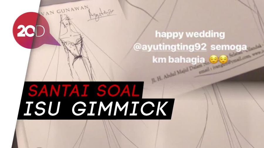 Ini Kata Ivan Gunawan Soal Gimmick Gaun Pengantin Ayu
