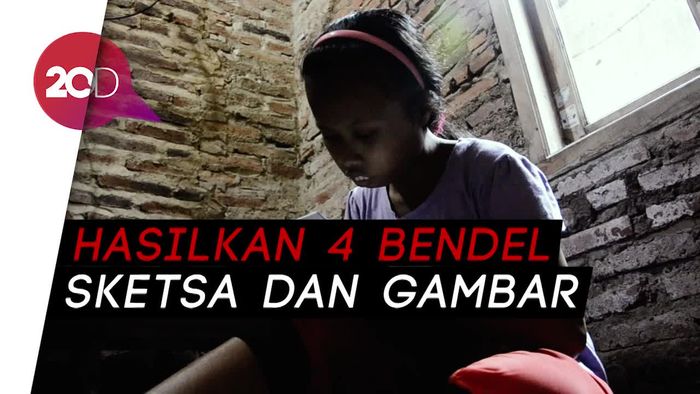 Windi, Gadis Difabel Tak Lulus SD yang Lukisannya Bak Desainer Top