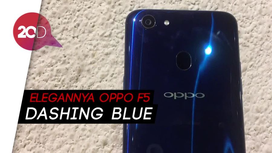 Oppo F5 Dashing Blue Bakal Jadi Tren Handphone 2018