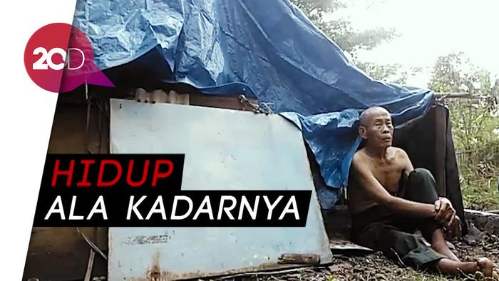 Derita Pasutri Lansia Puluhan Tahun Tinggal di Gubuk Terpal