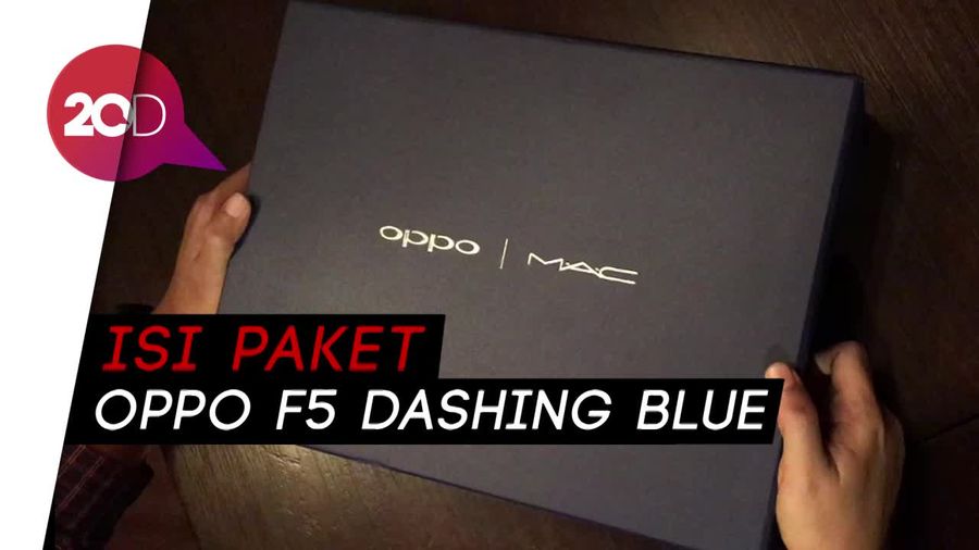 Unboxing Oppo F5 Dashing Blue 