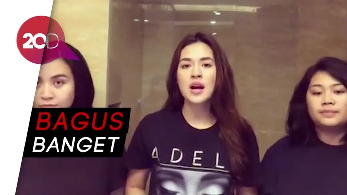 Gaya Raisa Berdendang This is Me di Kamar Mandi