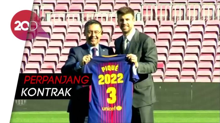 Barcelona Perpanjang Kontrak Pique hingga 2022