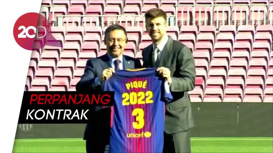 Barcelona Perpanjang Kontrak Pique hingga 2022