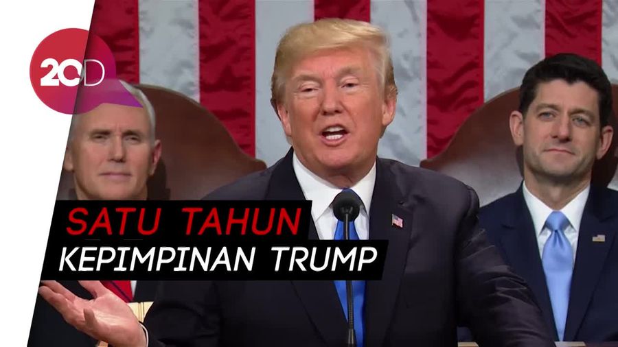 Pidato Kenegaraan Pertama Trump, Bahas Ekonomi hingga Imigran