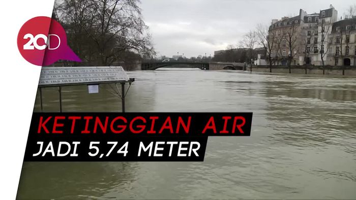 Banjir di Paris Mulai Surut