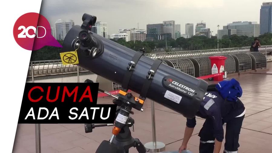 Monas Siapkan 1 Teropong Celestron AstroMaster untuk Lihat Gerhana