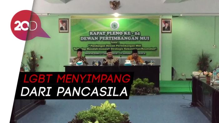 Dewan Pertimbangan MUI Desak DPR Tolak LGBT!