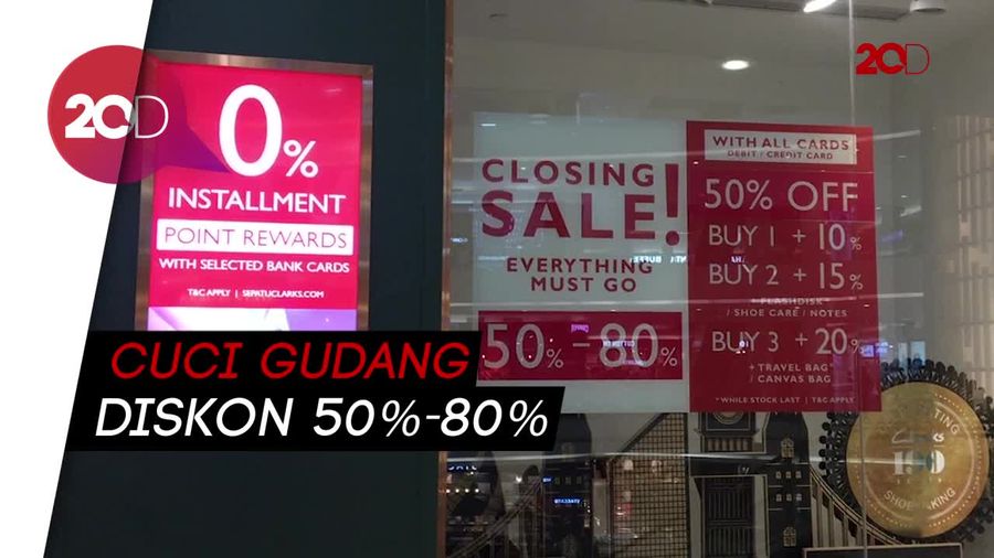 Jelang Tutup, Clarks Justru Pesta Diskon