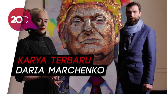 Begini Penampakan Lukisan Donald Trump dari Koin Kasino