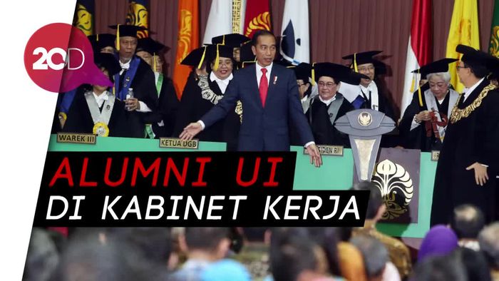 Jokowi Pamer Menterinya yang Lulusan UI