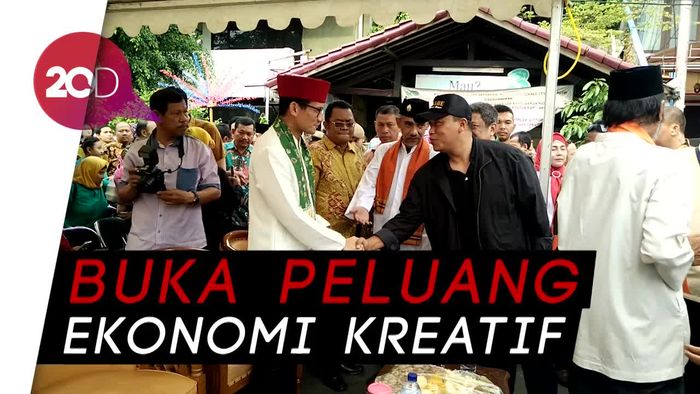 Sandi Luncurkan OK Obe, Satu Kecamatan Satu Ondel-ondel Betawi 