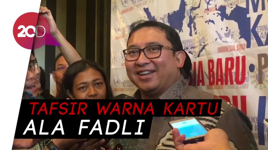 Kartu Kuning atau Merah? Fadli Zon: Jokowi Cukup Satu Periode