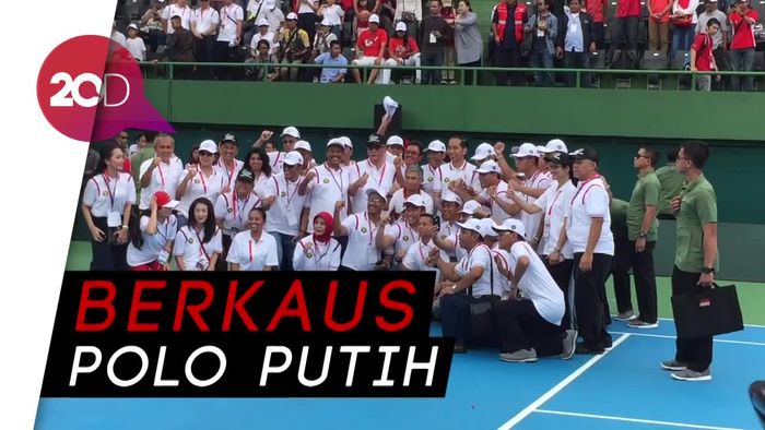 Jokowi Resmikan Lapangan Tenis di GBK