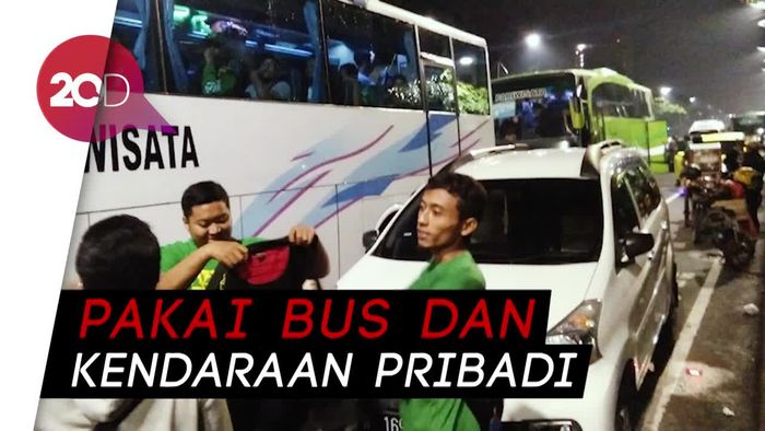Persebaya Vs PSMS, Suporter Merapat ke Solo Dikawal Polisi