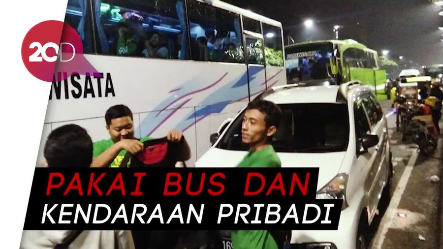 Persebaya Vs PSMS, Suporter Merapat ke Solo Dikawal Polisi