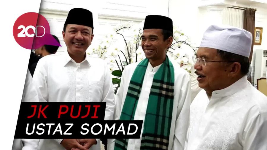 Kesan Jusuf Kalla Saksikan Ceramah Ustaz Somad, Refrensinya Kuat