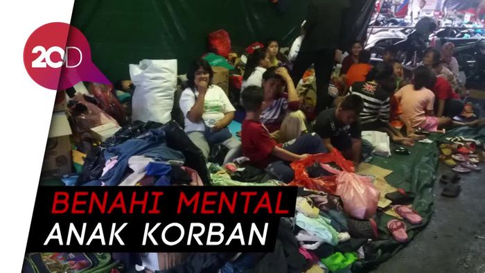 Aksi #GWJokowi Bantu Anak-anak Korban Kebakaran di Tamansari