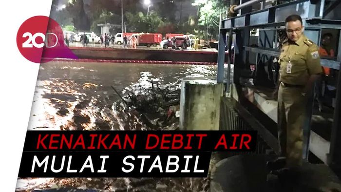 Debit Air Meningkat, Pintu Air Manggarai Sulit Capai Siaga 1
