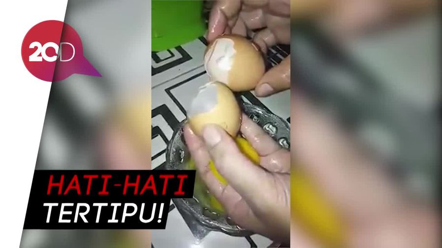 Waspada Telur Palsu, Cangkangnya Mirip Kertas