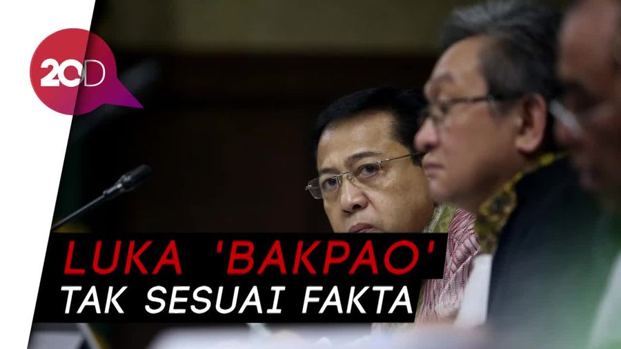Saat Luka Bakpao Novanto Kembali Diungkit di Persidangan