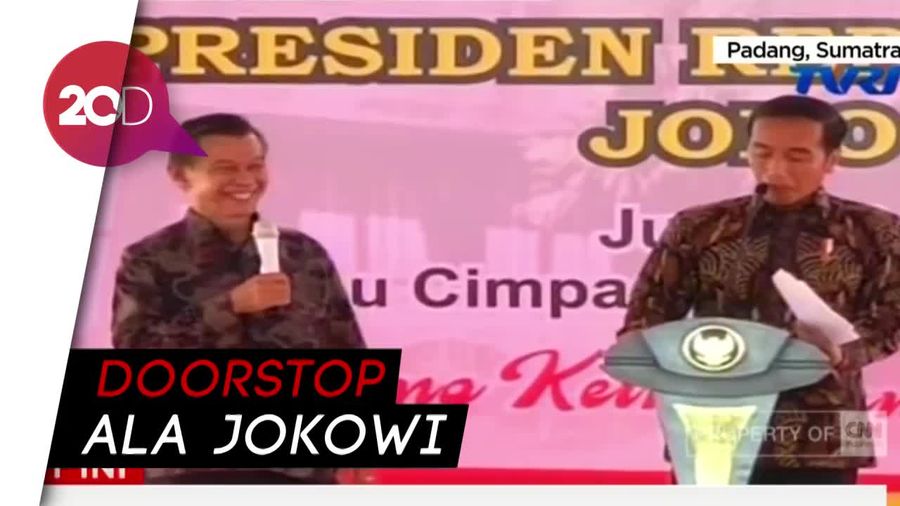 Momen Kocak Ketika Jokowi Jadi Wartawan