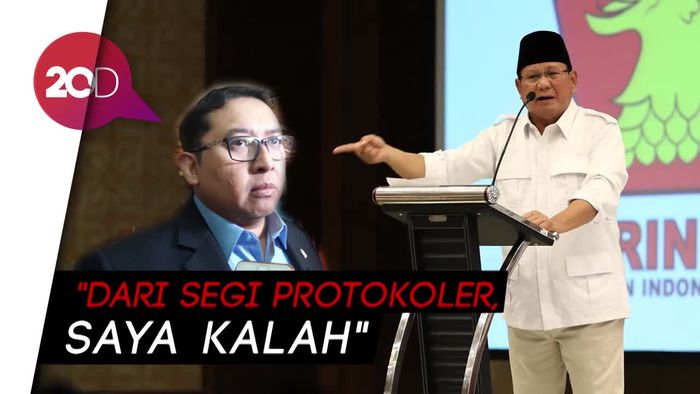 Canda Prabowo Sebut Fadli Zon Sulit Dikendalikan