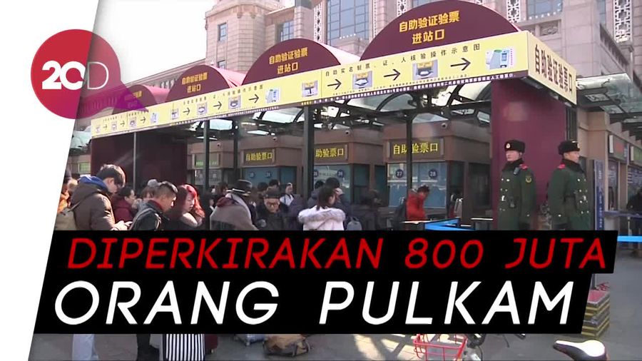 Jutaan Warga China di Dunia Mulai Mudik Imlek