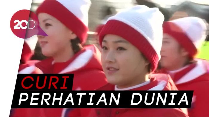 Manis! Ini Penampilan Cheerleader Korea Utara