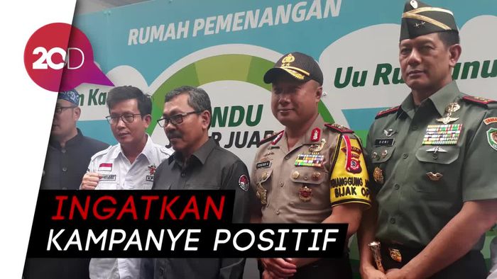 Kompak! Pangdam dan Kapolda Jabar Sambangi Paslon