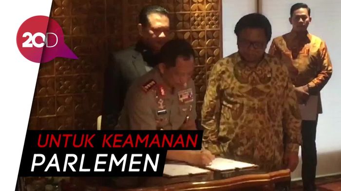 Soal MoU Keamanan Kompleks Parlemen, Kapolri: Tak Berkaitan UU MD3