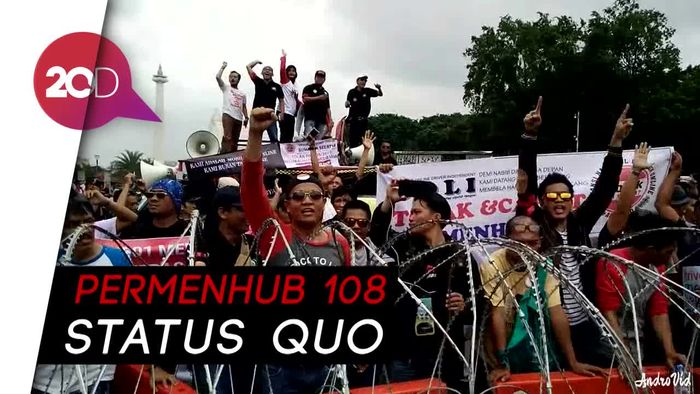 Pengemudi Taksi Online Belum Akan Ditindak