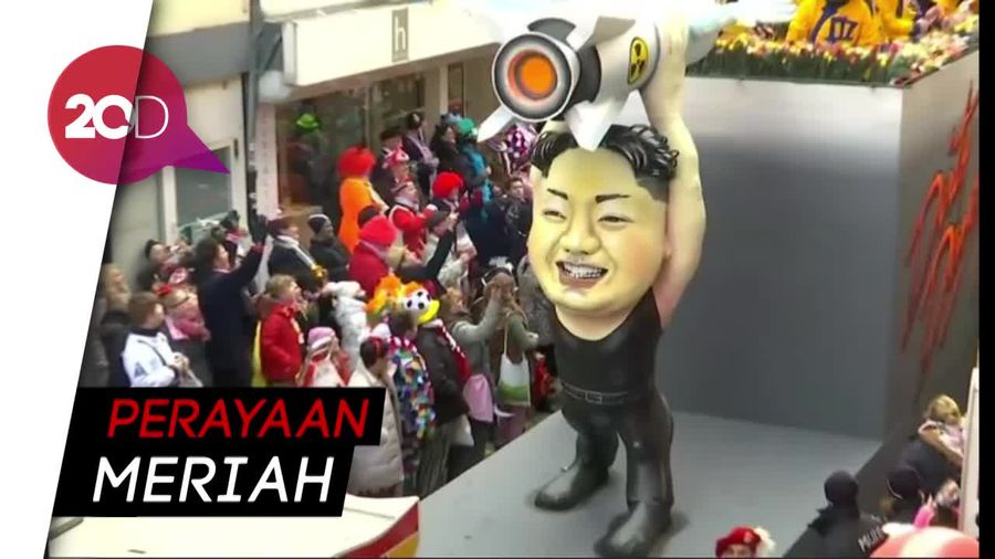 Ada Rudal Kim Jong-un di Karnaval Jerman
