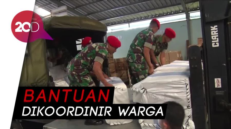 Kopassus Kirim Bantuan ke Kabupaten Asmat Papua