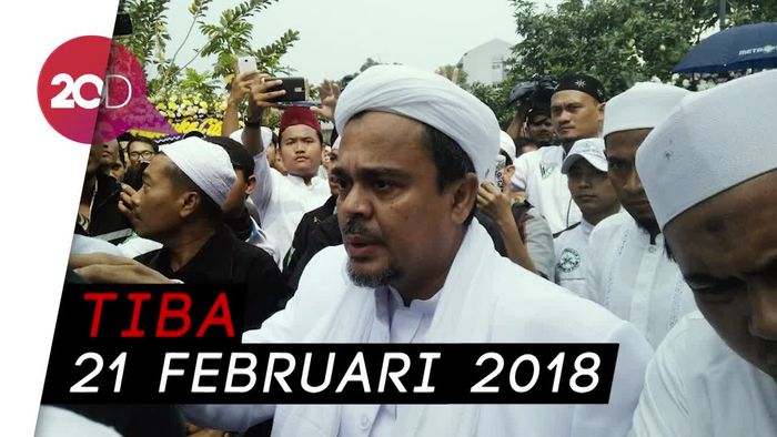 Beredar Tiket Kepulangan Habib Rizieq, Benarkah?