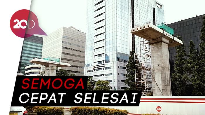 Tengok-tengok Proyek LRT di Rasuna Said