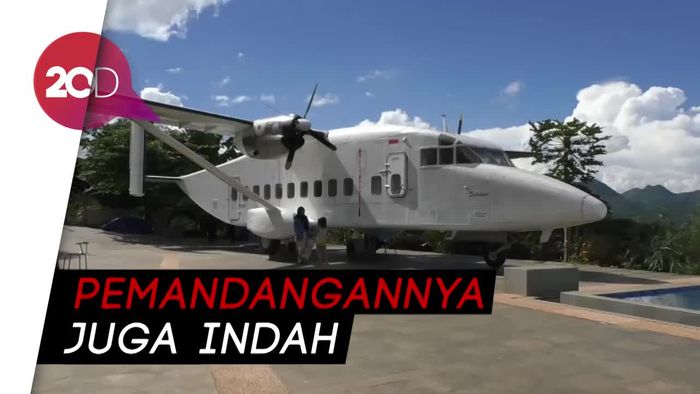 Unik! Di Bandung Bisa Makan di Dalam Pesawat Perintis