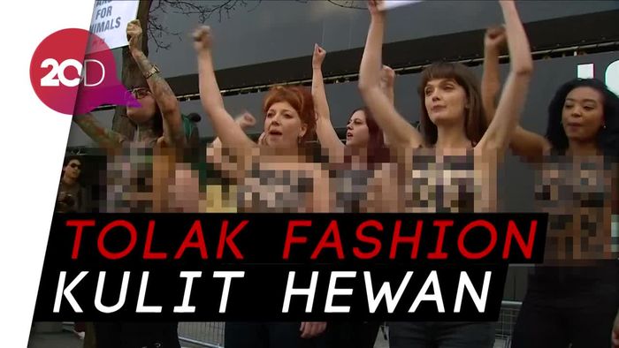Demo Telanjang di Ajang London Fashion Week