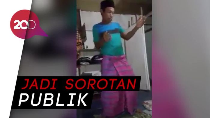 Heboh! Pria Berjoget dengan Gerakan Salat