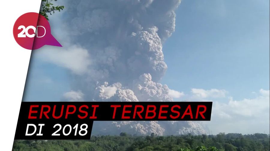 Video Gunung Sinabung Meletus