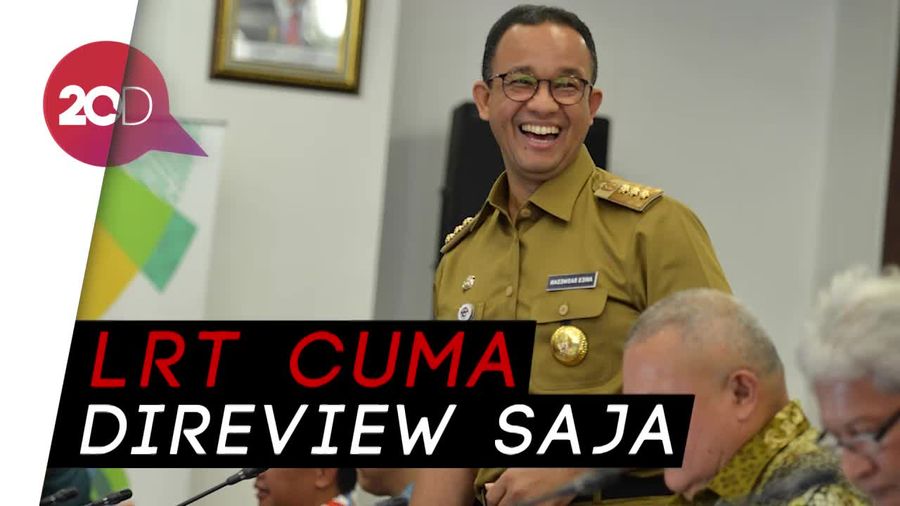 Proyek Layang Dihentikan Sementara, Anies: Tak Pengaruhi LRT