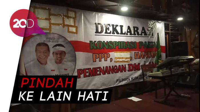 Kader dari Tiga Partai Berpindah Dukungan