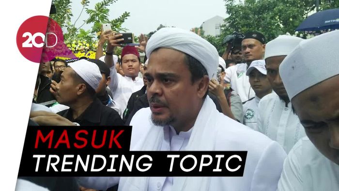 Habib Rizieq Ramai Dibahas di Twitter