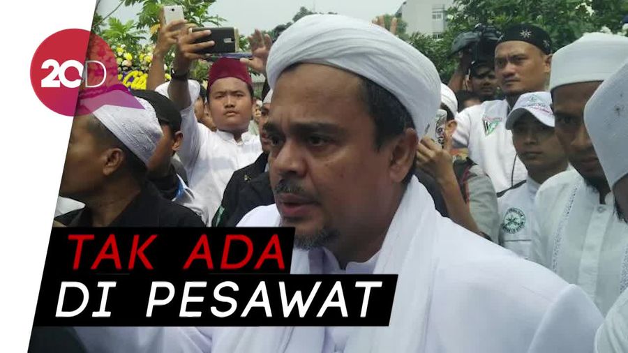 Penumpang Tak Melihat Habib Rizieq di Pesawat Saudi Arabian