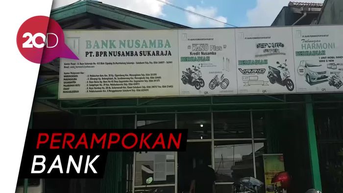 Kecele, Maling di Sukabumi Menggondol Brangkas Kosong