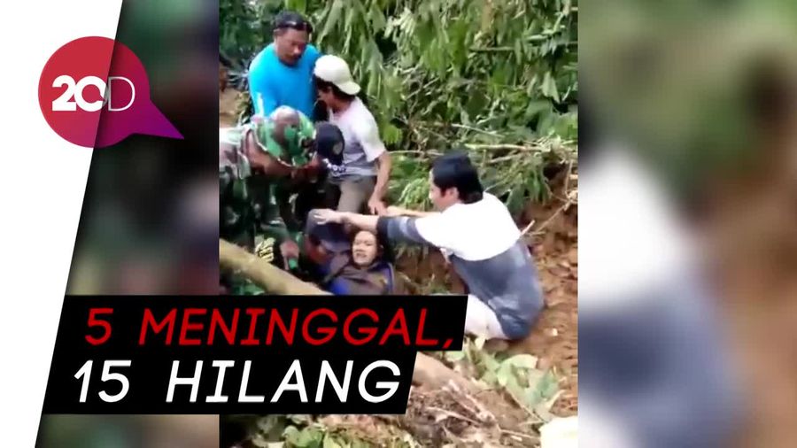 Bencana Longsor Brebes Makan Lima Korban Jiwa