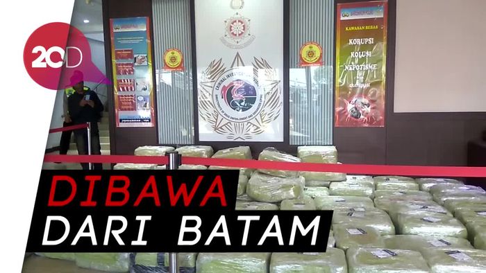 4 Tersangka dan Sabu 1,6 Ton Tiba di Jakarta 